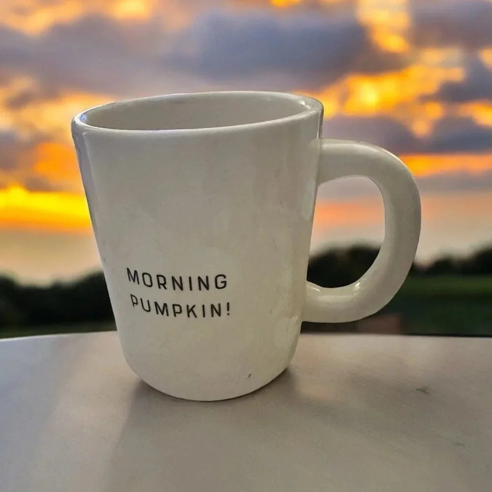 🆕  Morning Pumpkin coffee mug